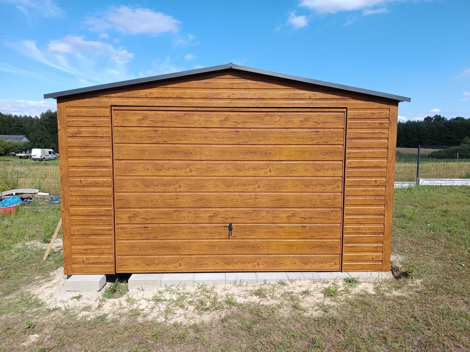 Garaż blaszany 4*5 garaż blaszak garaże profil poziom 5*7 6*6 Rus-Stal