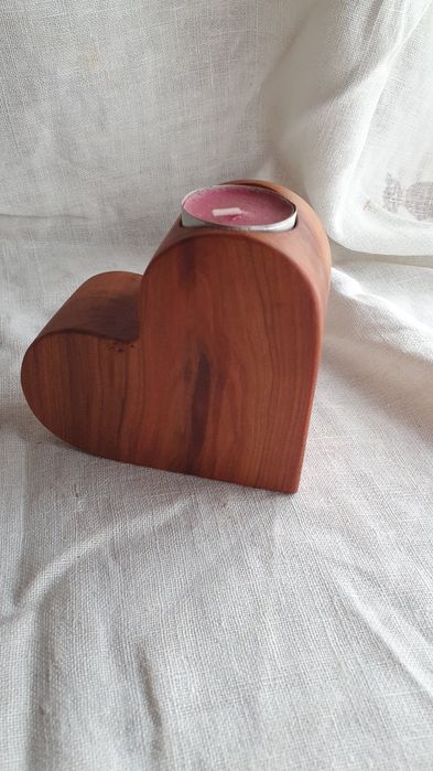 Serduszko, świecznik