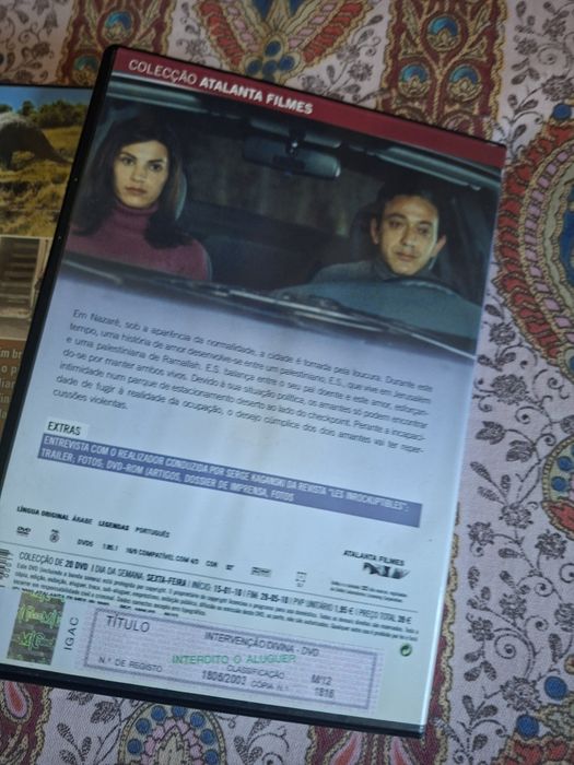 Três dvds filmes originais por sete euros