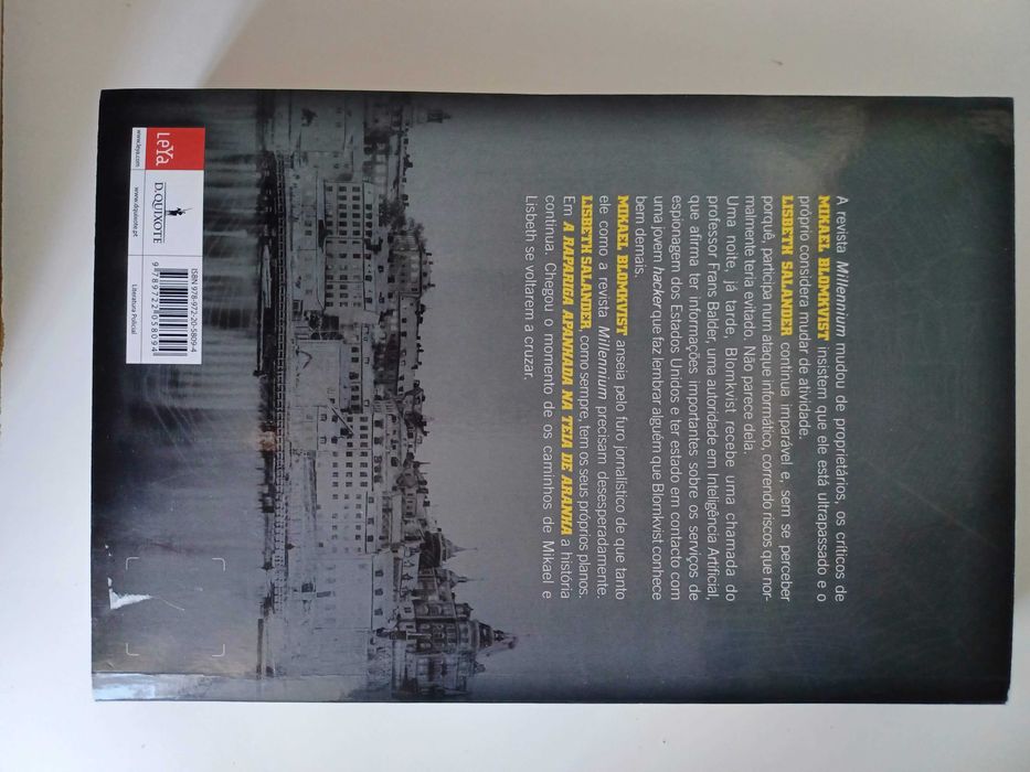 A Rapariga Apanhada na Teia de Aranha - Millennium IV