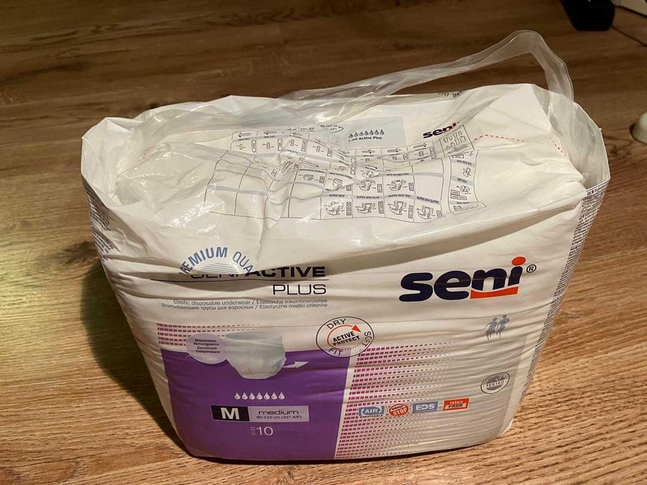 Majtki chłonne Seni Man Pants, rozmiar M, opakowanie – 10 szt.