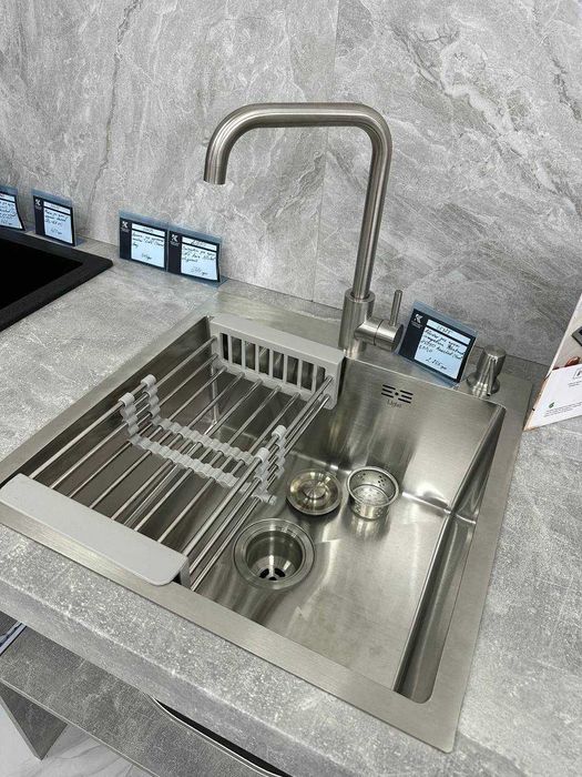 Змішувач та мийка якісний новий, сантехніка по ОПТ цінам склад