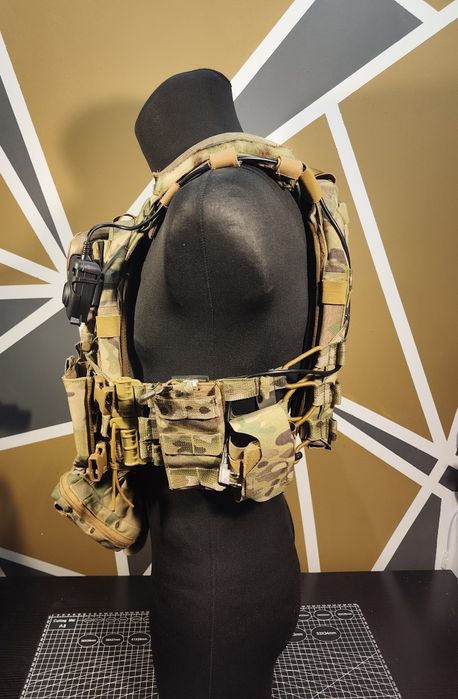 Plate Carrier Angry Warrior RAID rozmiar M Konwersja Chest rig MultiCam ...