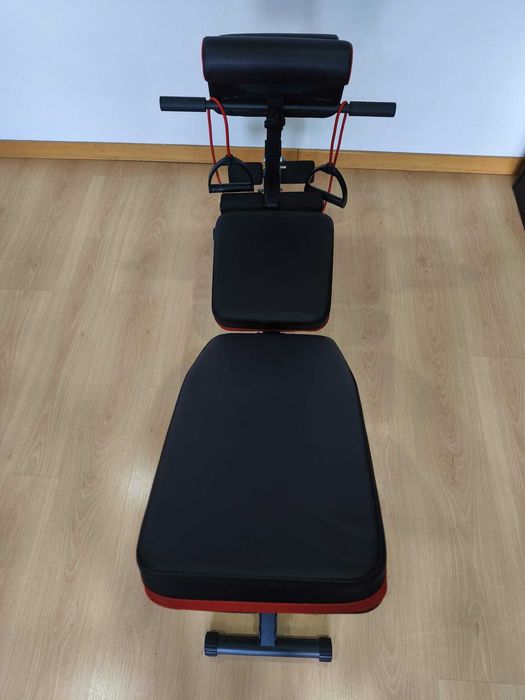 Banco de Musculação + Kit Halteres