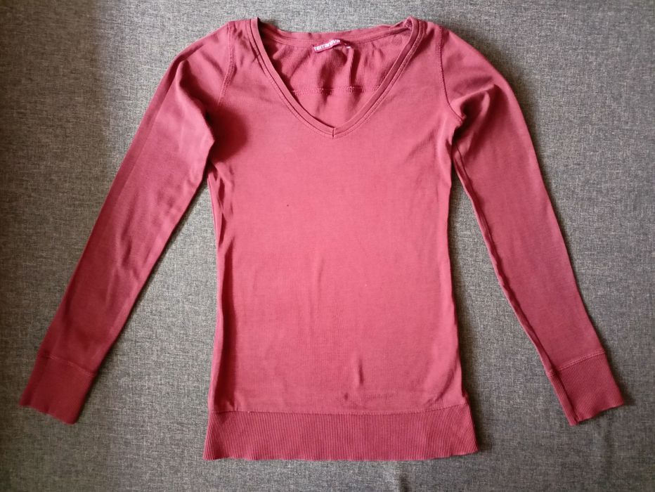 Burgundowa bluzka rozm. S (36)