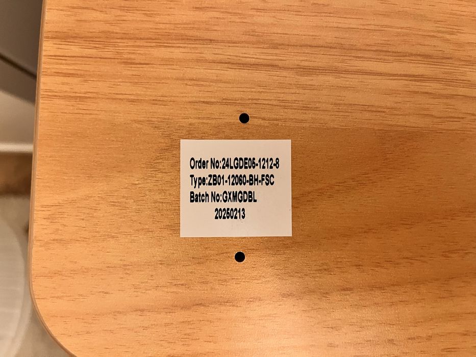 Blat biurka laminowany, wodoodporny