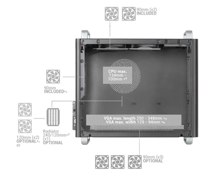 Caixa Micro-ATX Mars Gaming MC-Elite (troco por caixa maior)