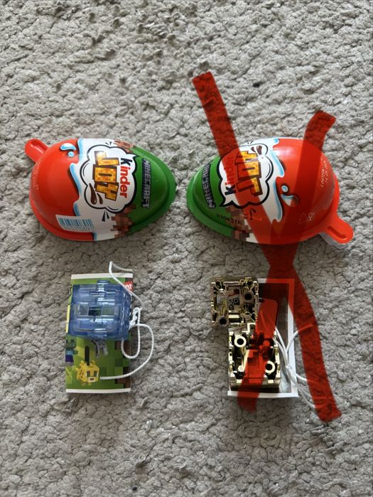 Фігурки Minecraft kinder joy