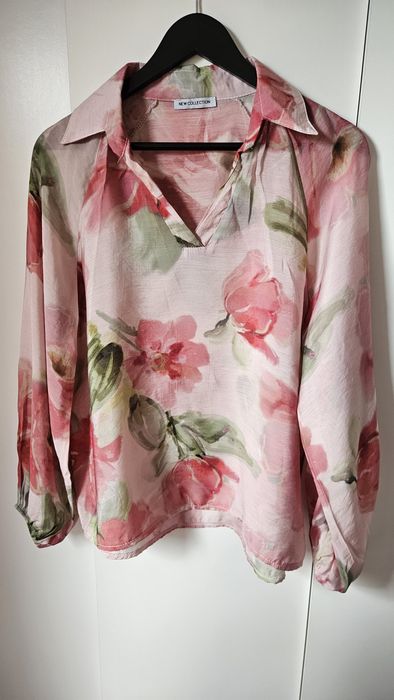 Letnia koszula w róże New Collection tencel