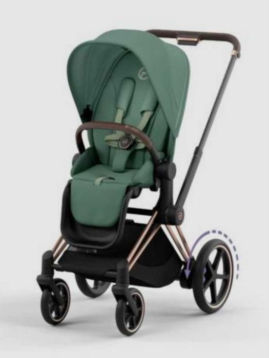 Cybex e-Priam 4.0 - elektryczny wózek spacerowy | Leaf Green