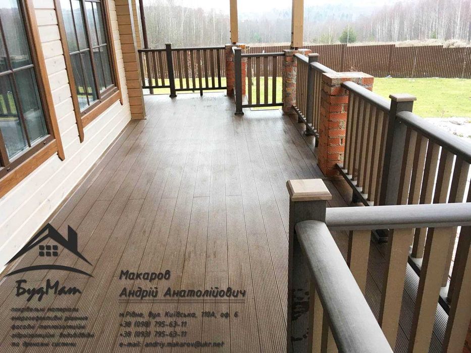 Терасна дошка ДПК — заміна дерева, не боїться води та морозу