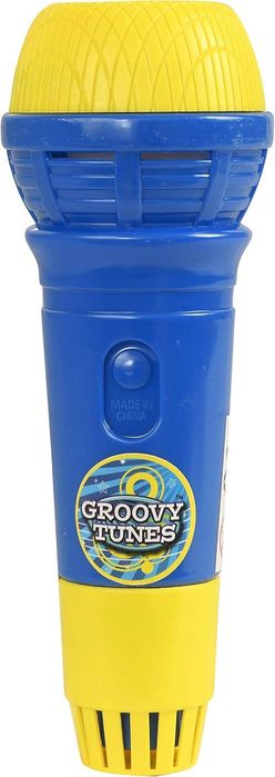 2 szt. mikrofonów z efektem echa HTI “Groovy Tunes” czerwony niebieski