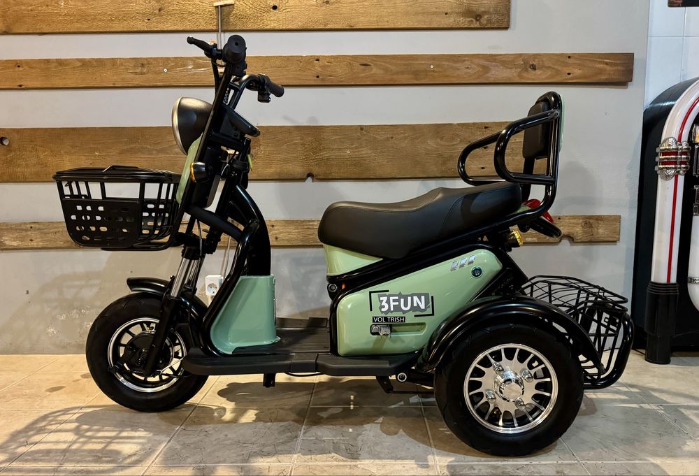 Triciclo eletrico sem carta Voltrish 3Fun