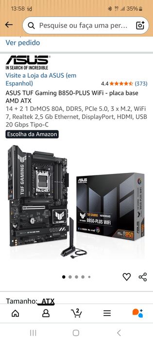 ASUS TUF Gaming B850-PLUS WiFi — AM5 / DDR5 / WiFi