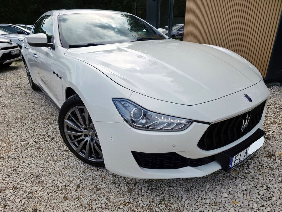 Maserati Ghibli 3.0 biTurbo 410KM 4x4 ZAREJESTROWANY Niski Przebieg Brązowe Wnętrze