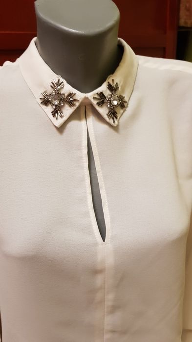 Biała bluzka ZARA r.M