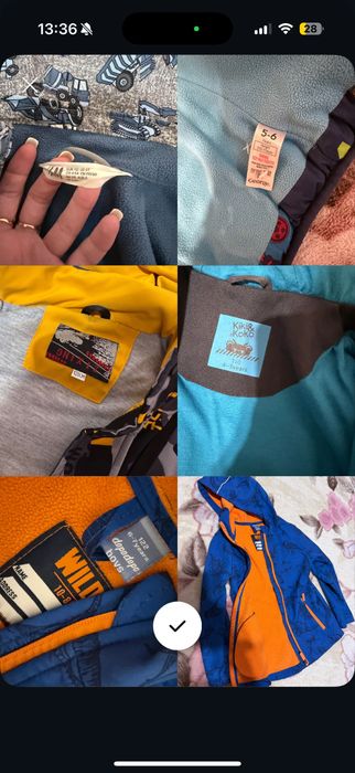 Куртка zara вітровка h&m george термо на хлопчика 110 116 122 128 фліс