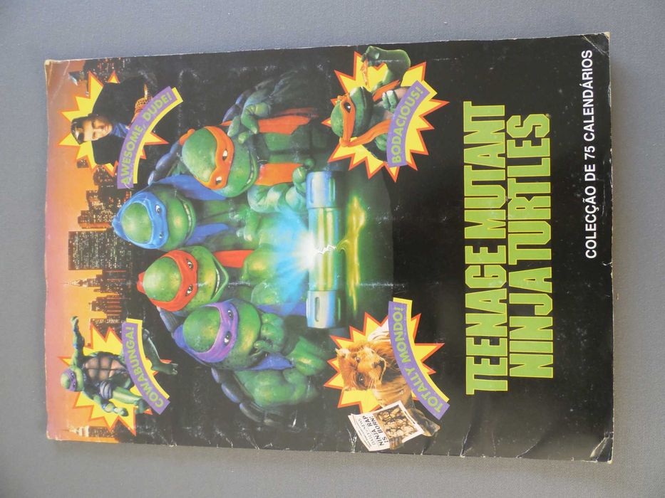 Caderneta Completa Ninja Turtles