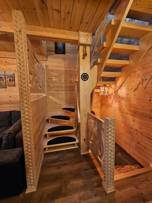 Domek z jacuzzi i sauną w górach na wyłączność