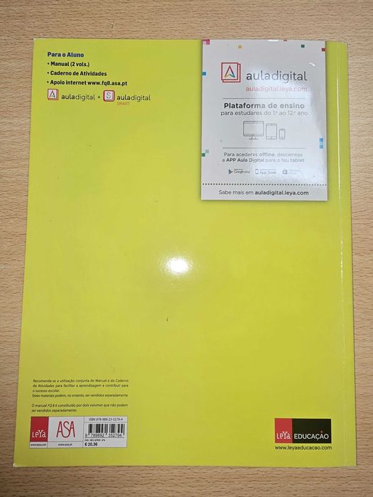 Físico-Química - FQ8 - 8º ano (manual vol1 + vol2)