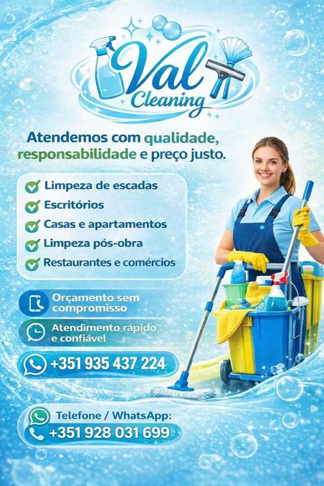 Serviço de Limpeza - Limpezas Doméstica/Comercial