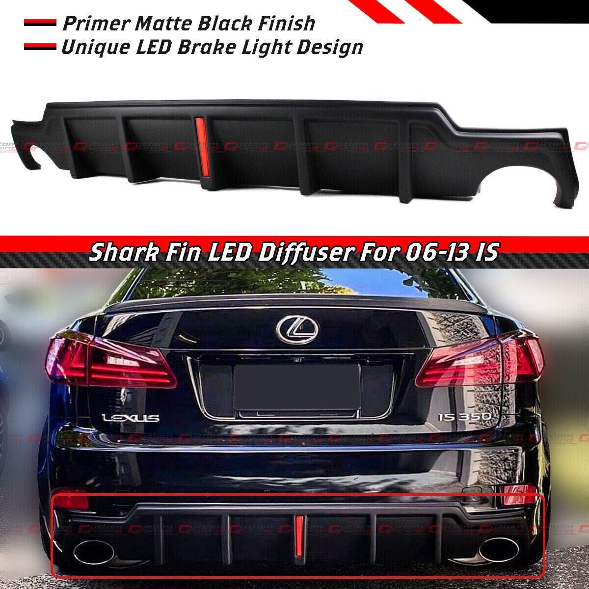 Задний диффузор Lexus is накладка на задний бампер лексус ис lexus is2 ...