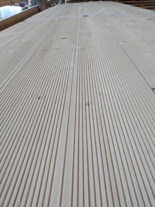 Deska Tarasowa modrzew, ryflowana