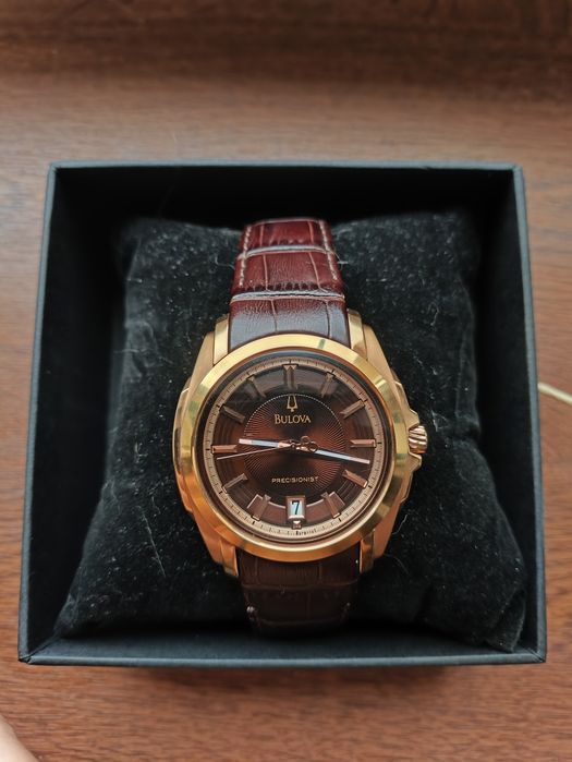 Zegarek męski Bulova Precisionist 97b110 - Stan idealny, płynąca sekunda