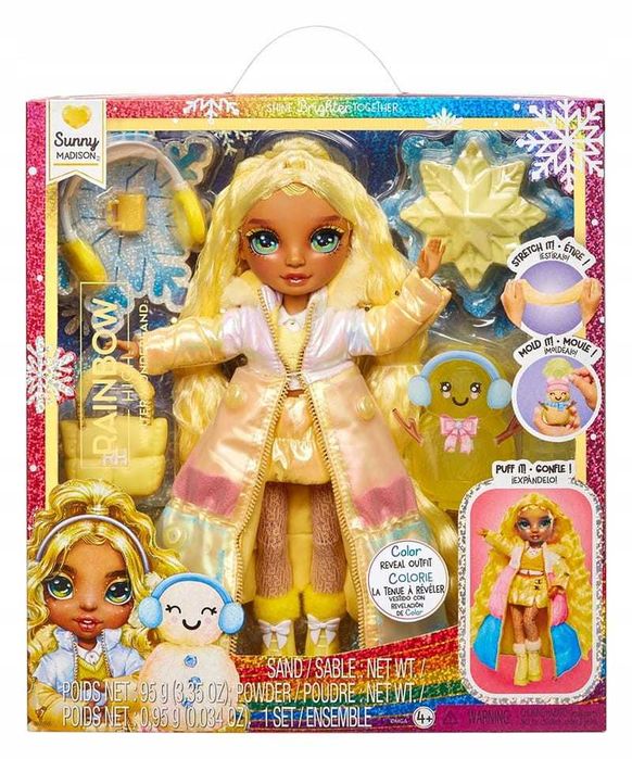 RAINBOW HIGH - Winter Wonderland Lalka Sunny Madison