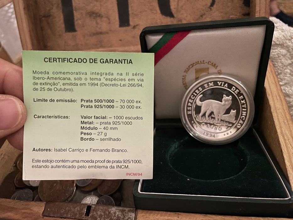 Moedas antigas raras para colecionadores prata