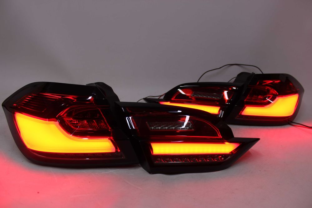 Lampy światła tylne tył FORD FIESTA MK8 17-21 HB LED BAR NEON RED SMOK