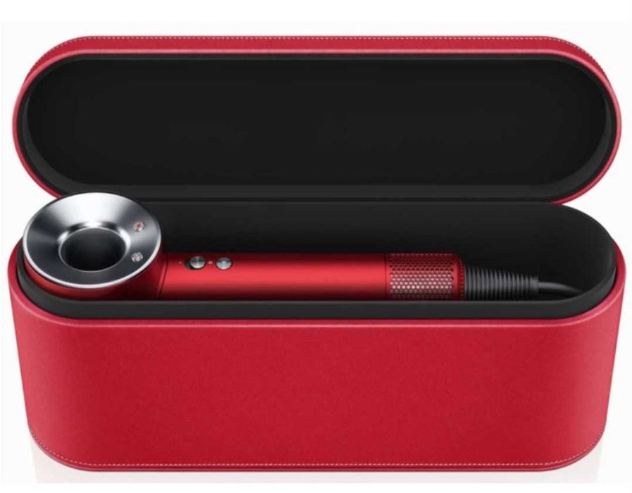 фен для волосся з 5 насадками Дайсон Dyson Supersonic HD07  Red/Nickel