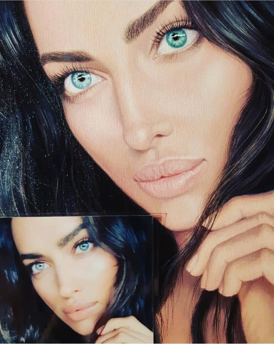 Портрет на полотні олійними фарбами