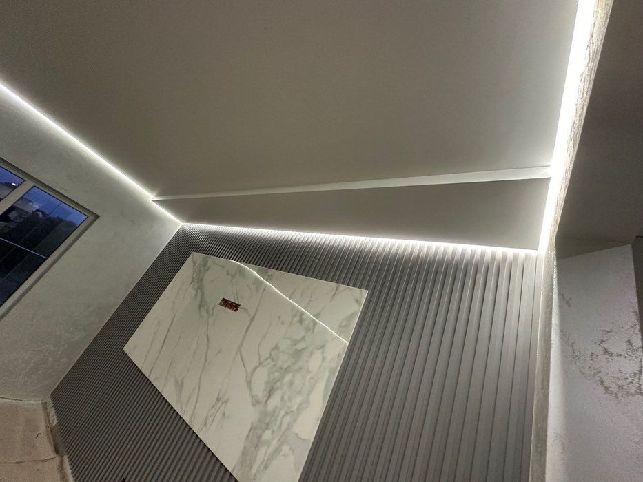 Натяжні стелі за день.