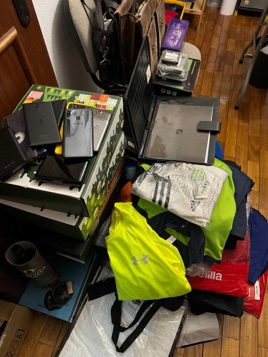 Sacos, Casacos, Coletes, Fato de treino, Jardineiras, Calças - Tudo