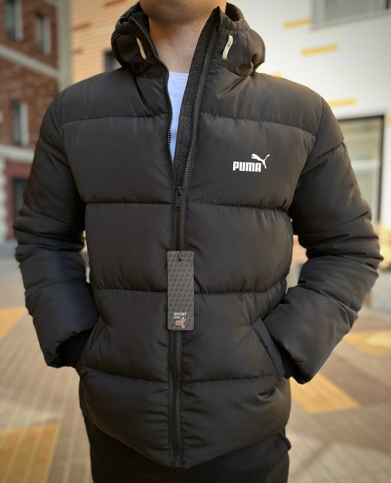 Чоловіча зимова куртка пуховик Puma пума S/M/L/XL/XXL