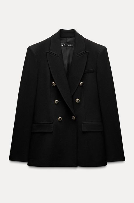 Taliowana dwurzędowa marynarka - Zara