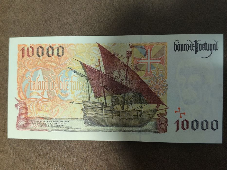 Nota de 10 000 escudos