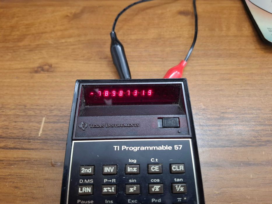 Zabytkowy kalkulator Texas Instruments Ti Programmable 57
