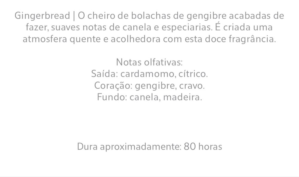 (650G) Vela Aromática Gingerbread Zara Home NOVO