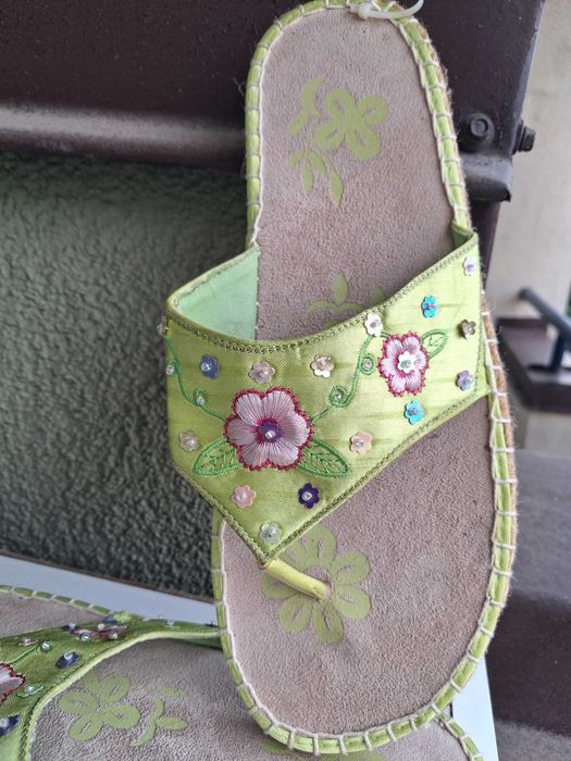 Klapki boho nowe