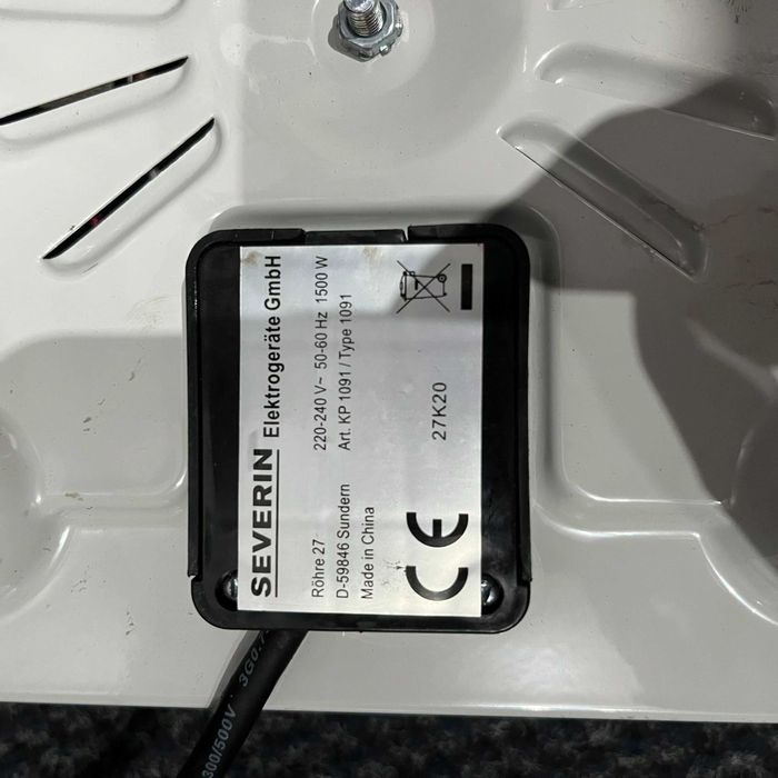 Płyta grzejna SEVERIN – 1500 W