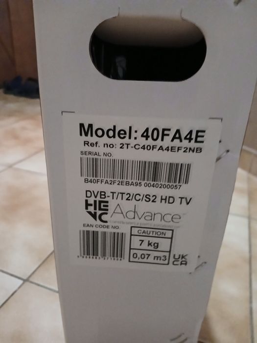 Telewizor sharp 40FA4E odbiór osobisty zbąszynek lub gorzów Wlkp.