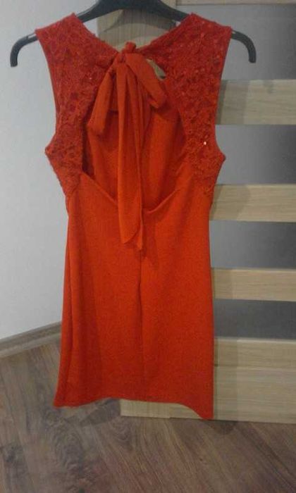 Sukienka czerwona m l