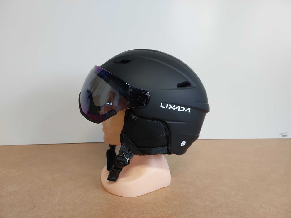 Nowy kask narciarski z szybką L 58 - 61 cm