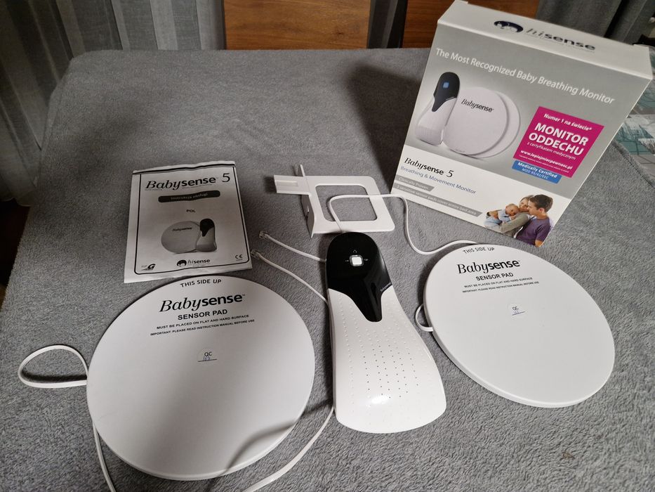 Monitor oddechu plus elektroniczna niania Hisense babysense 5