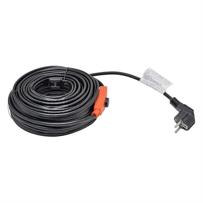 Kabel grzewczy przewód grzejny do ochrony rur z TERMOSTATEM