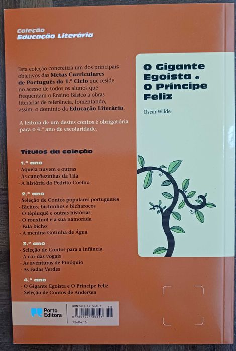 O Gigante Egoísta e O Príncipe Feliz, Oscar Wilde (Porto Editora)
