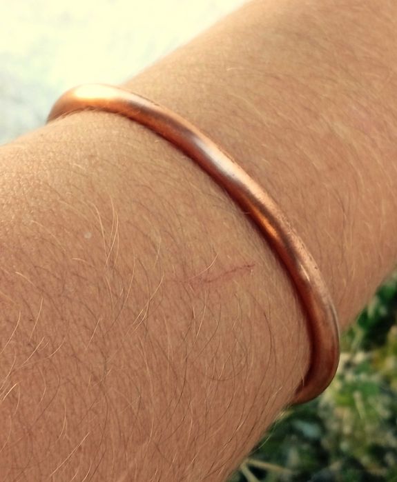 Pulseira de Cobre Maciço. Pulseira Energética. Cobre Verdadeiro.