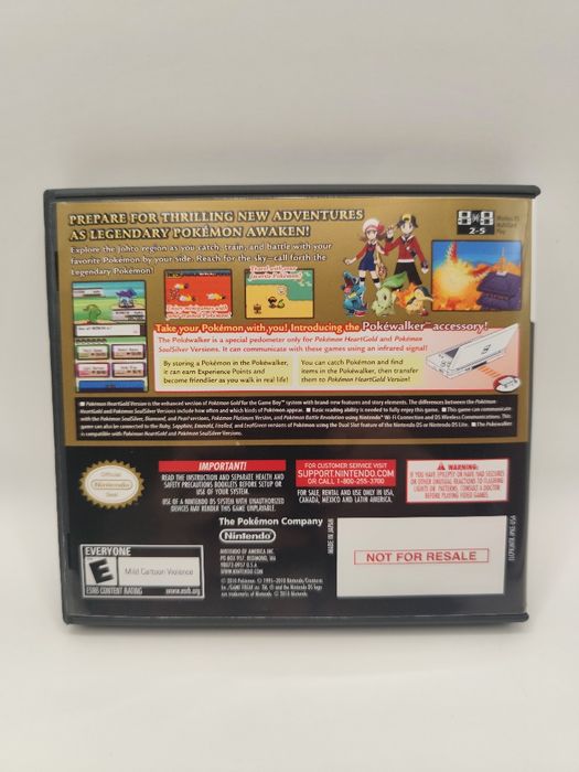 Pokémon HeartGold CIB (Versão USA) - Nintendo DS | Estado de Coleção